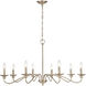Delvona 8 Light 37.5 inch Modern Gold Chandelier Ceiling Light